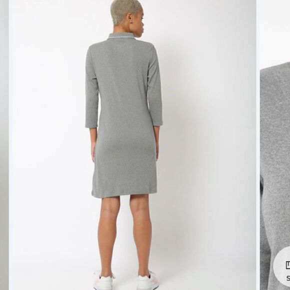 TOMMY HILFIGER Cotton
T-shirt Dress with Zip Placket - Picture 14 of 14